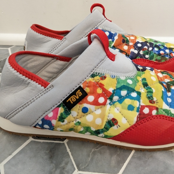 Teva X Eric Carle Hungry Caterpillar Collaboration Ember Mocs Slip On Shoes - Picture 2 of 9